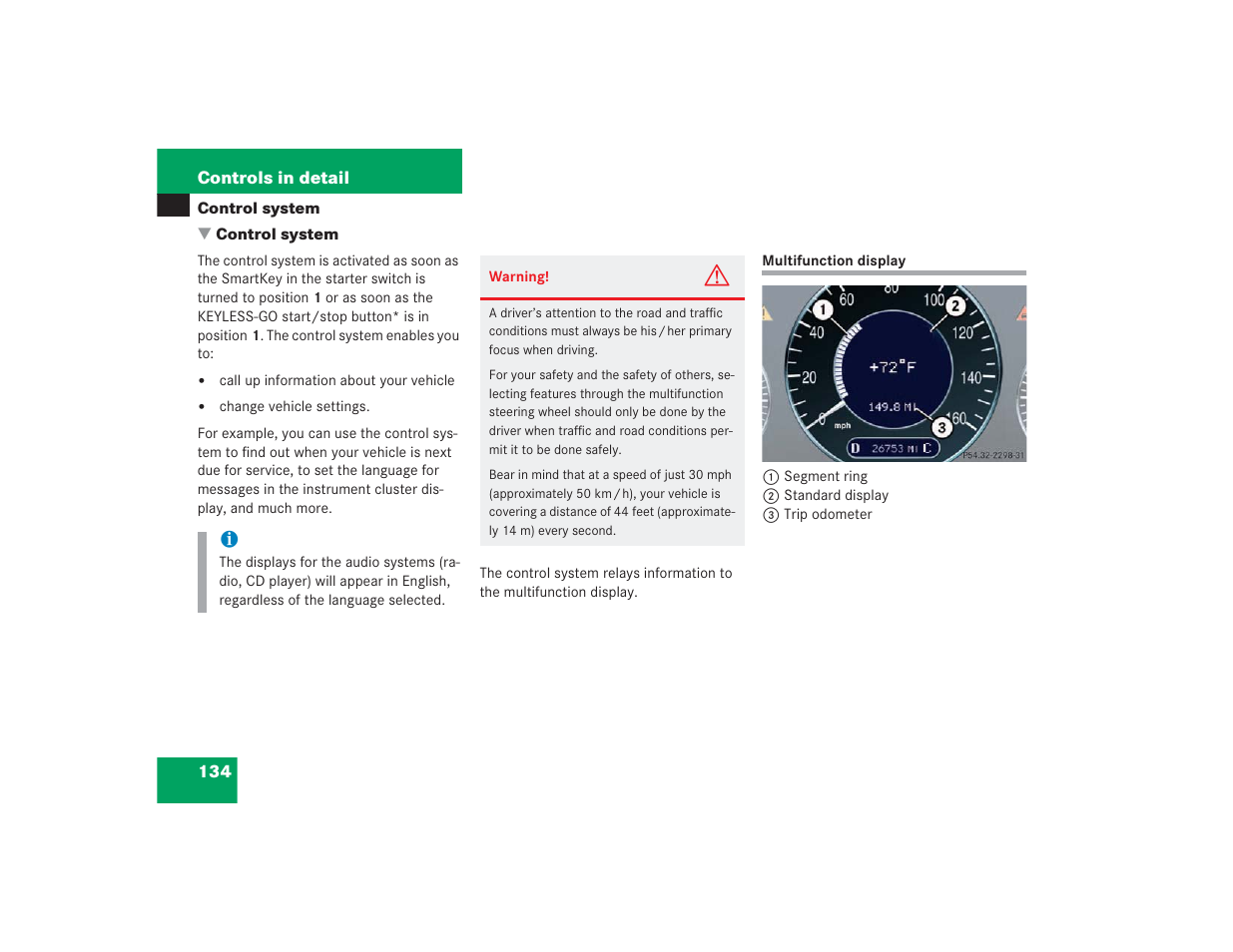 Mercedes-Benz 2004 E 55 AMG User Manual | Page 135 / 451