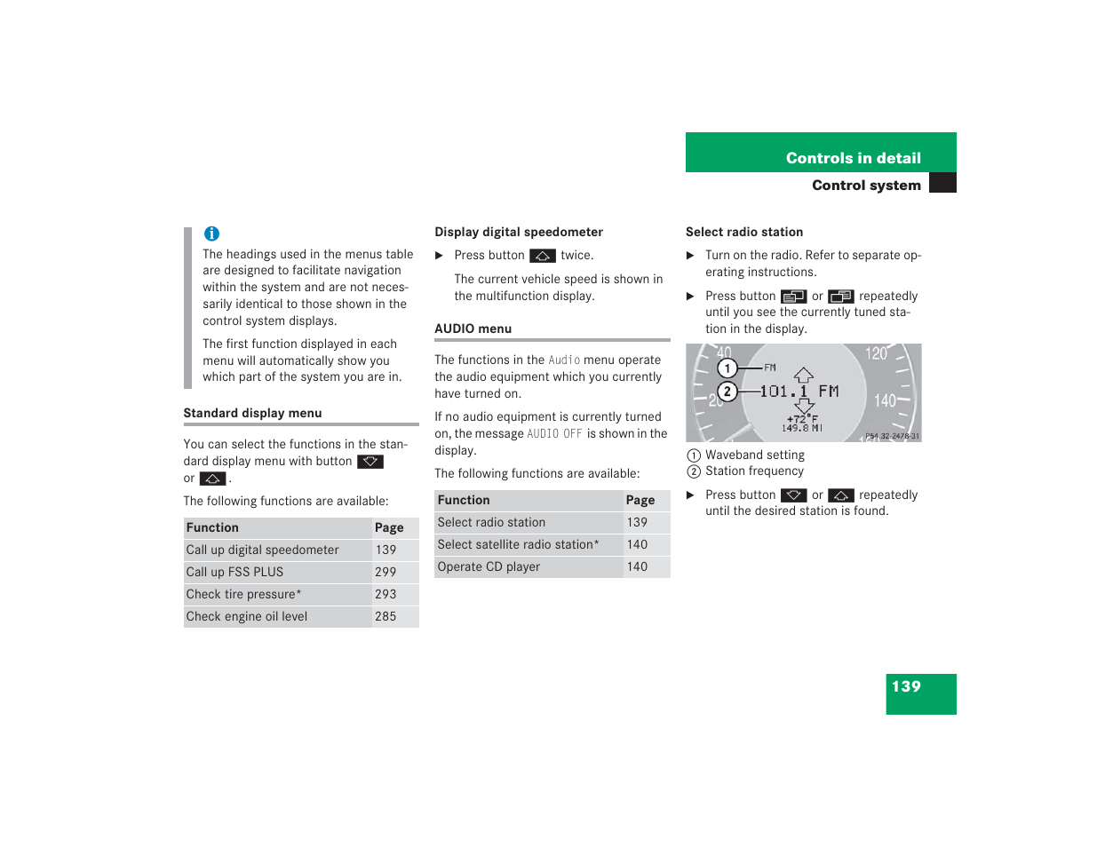 Mercedes-Benz 2004 E 55 AMG User Manual | Page 140 / 451