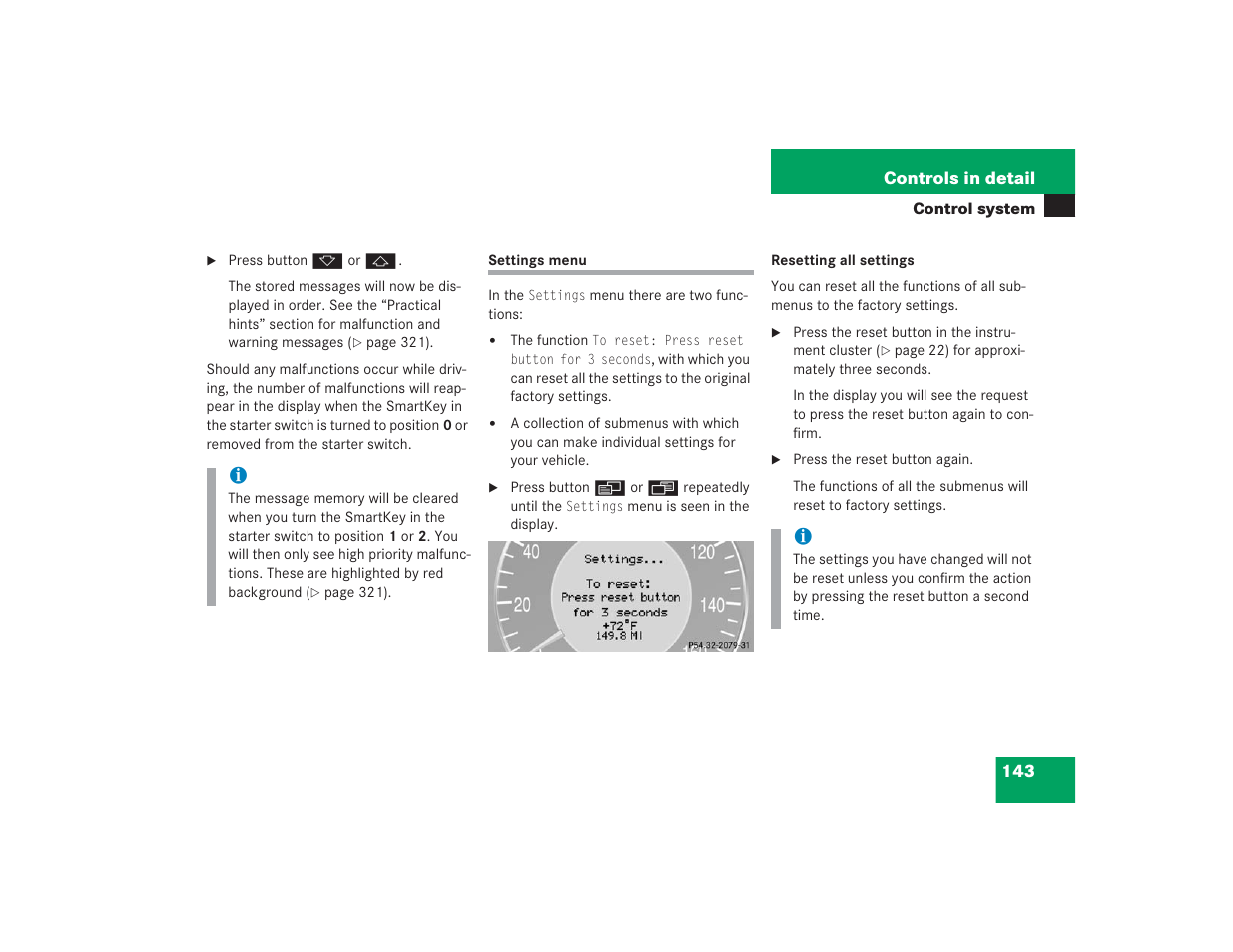 Mercedes-Benz 2004 E 55 AMG User Manual | Page 144 / 451
