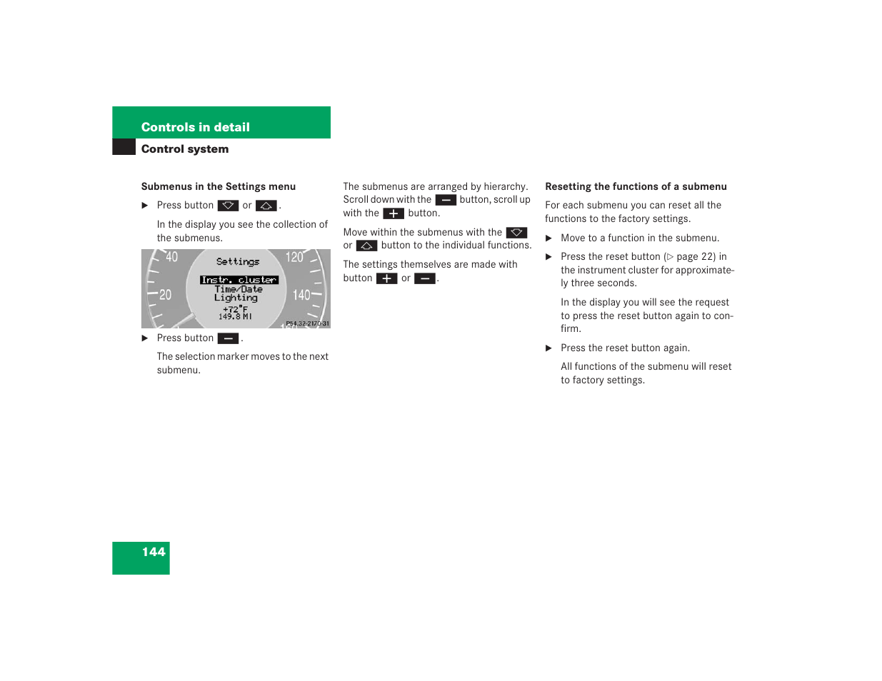 Mercedes-Benz 2004 E 55 AMG User Manual | Page 145 / 451
