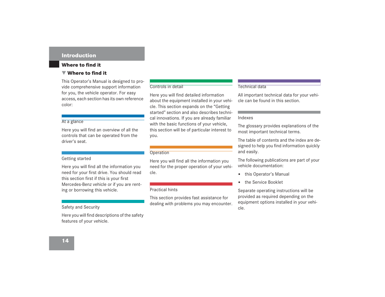 Mercedes-Benz 2004 E 55 AMG User Manual | Page 15 / 451