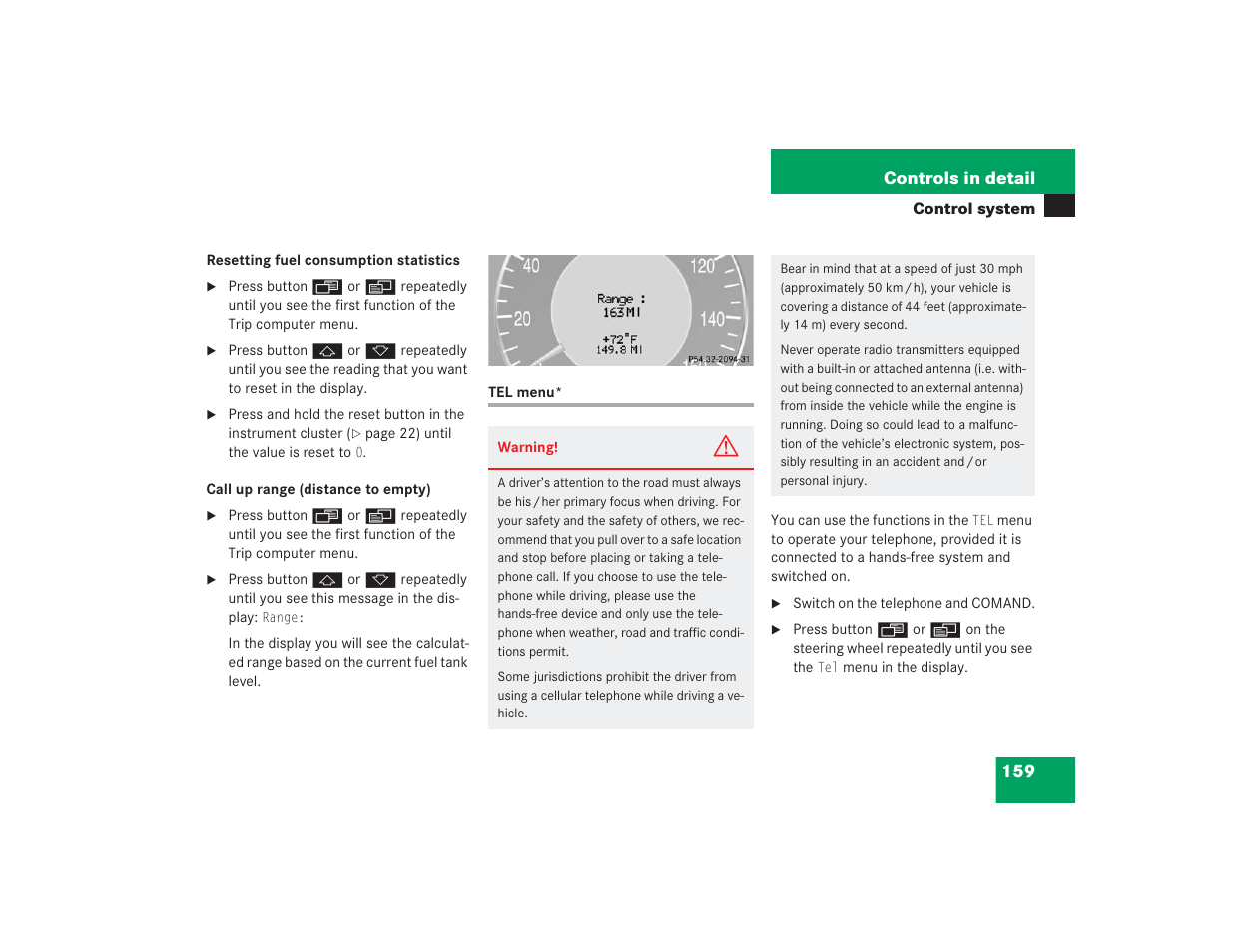 Mercedes-Benz 2004 E 55 AMG User Manual | Page 160 / 451