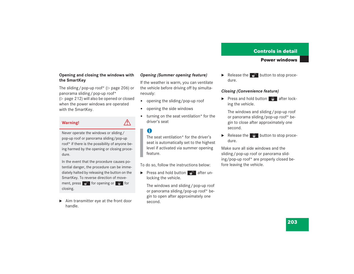 Mercedes-Benz 2004 E 55 AMG User Manual | Page 204 / 451