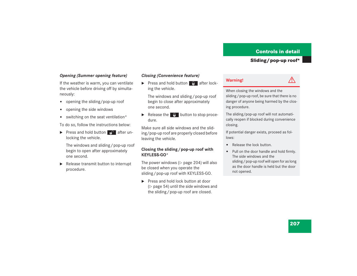 Mercedes-Benz 2004 E 55 AMG User Manual | Page 208 / 451