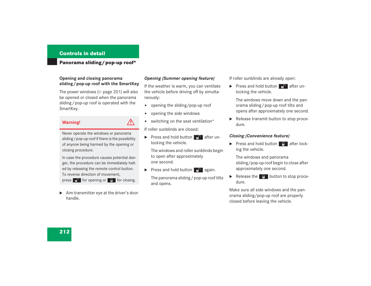 Mercedes-Benz 2004 E 55 AMG User Manual | Page 213 / 451