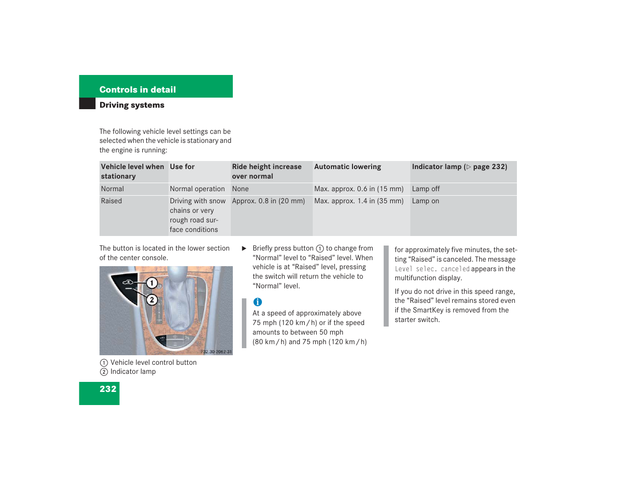 Mercedes-Benz 2004 E 55 AMG User Manual | Page 233 / 451