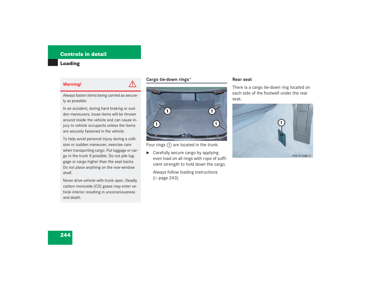 Mercedes-Benz 2004 E 55 AMG User Manual | Page 245 / 451