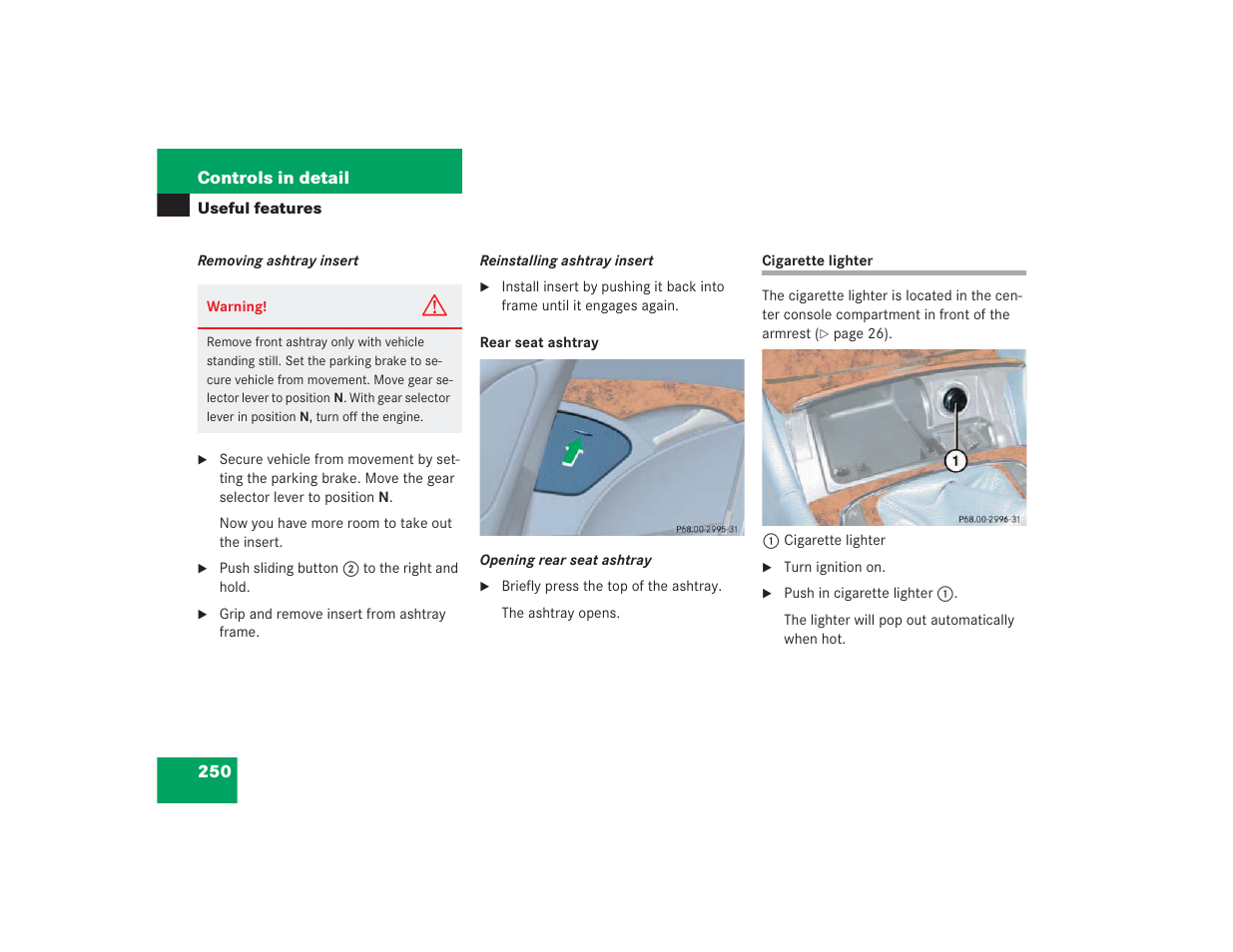 Mercedes-Benz 2004 E 55 AMG User Manual | Page 251 / 451