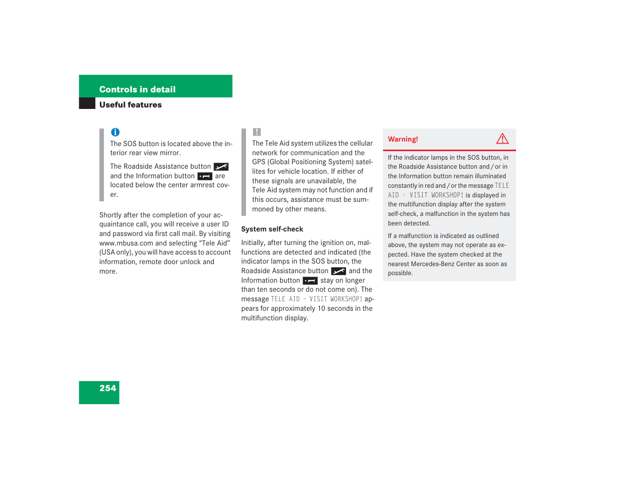 Mercedes-Benz 2004 E 55 AMG User Manual | Page 255 / 451