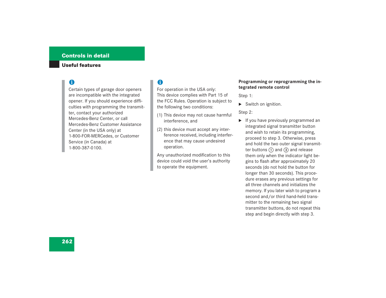Mercedes-Benz 2004 E 55 AMG User Manual | Page 263 / 451