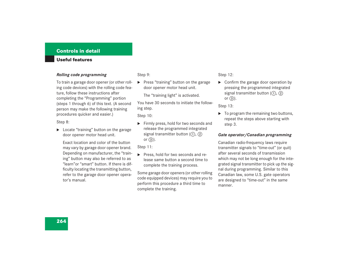 Mercedes-Benz 2004 E 55 AMG User Manual | Page 265 / 451