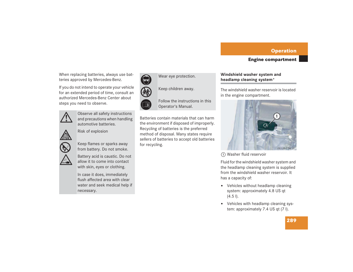 Mercedes-Benz 2004 E 55 AMG User Manual | Page 290 / 451