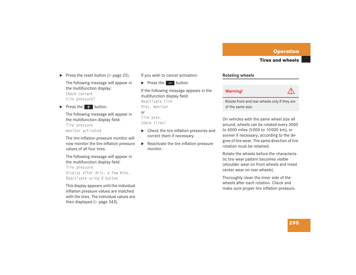 Mercedes-Benz 2004 E 55 AMG User Manual | Page 296 / 451