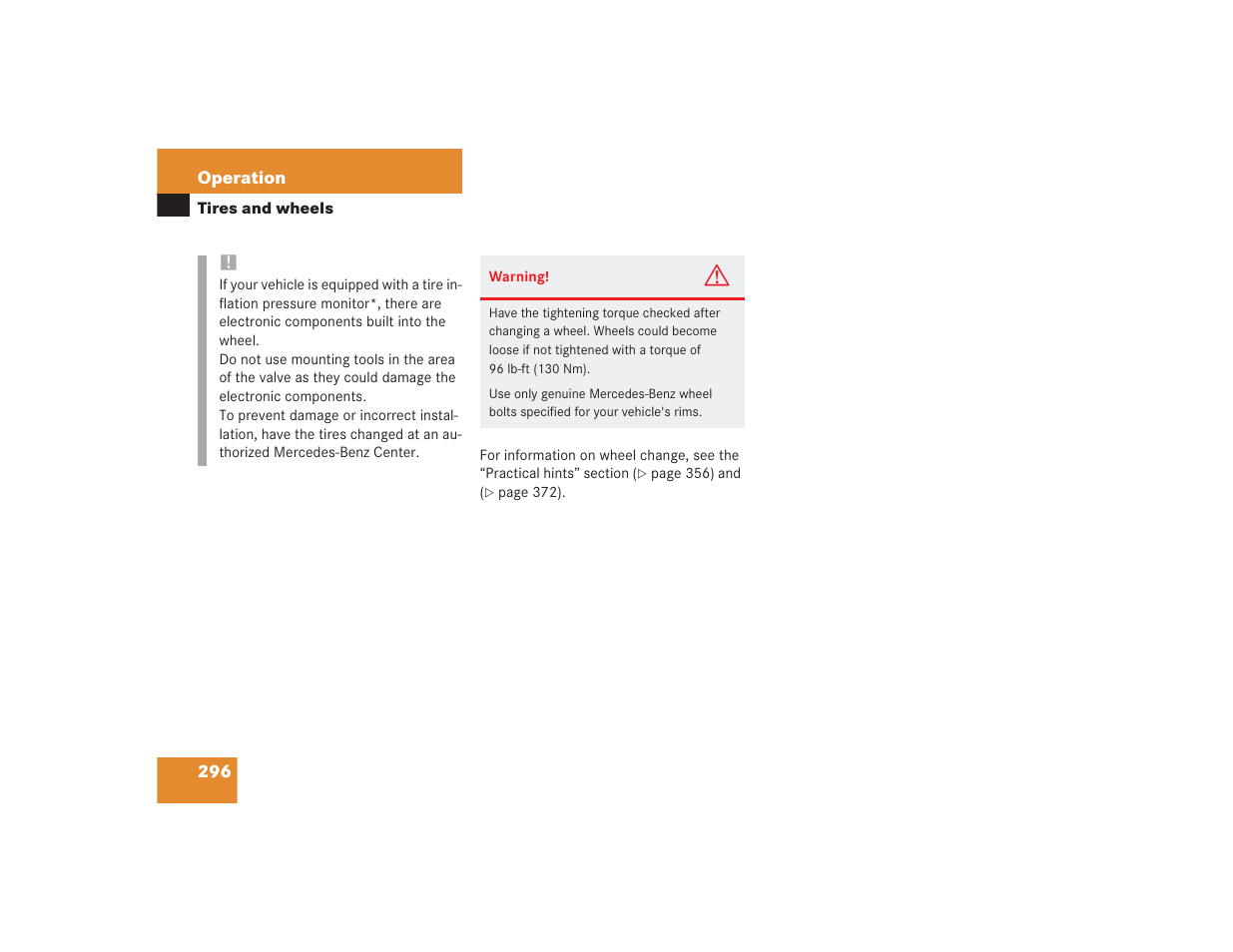 Mercedes-Benz 2004 E 55 AMG User Manual | Page 297 / 451