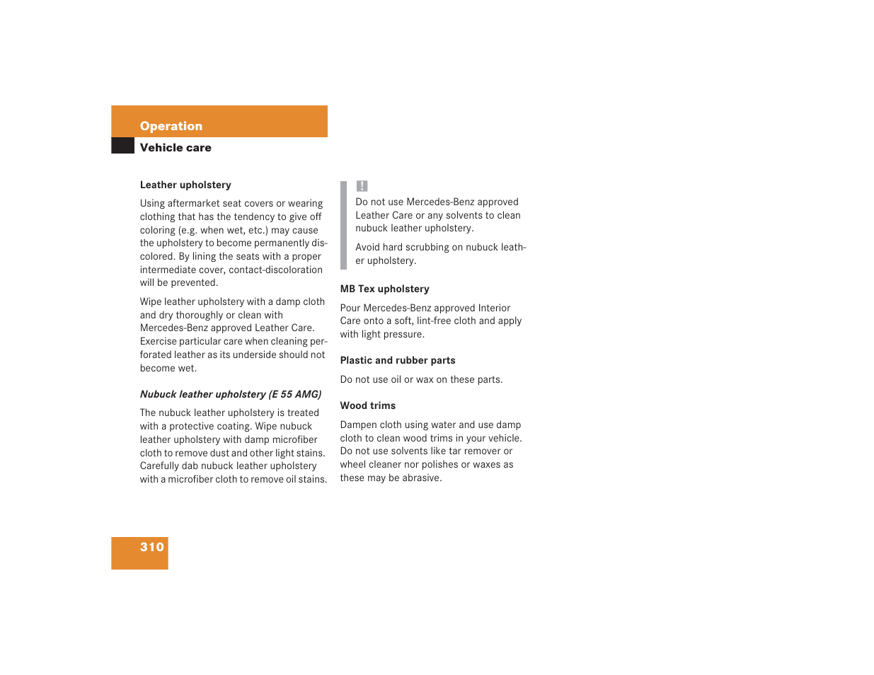 Mercedes-Benz 2004 E 55 AMG User Manual | Page 311 / 451
