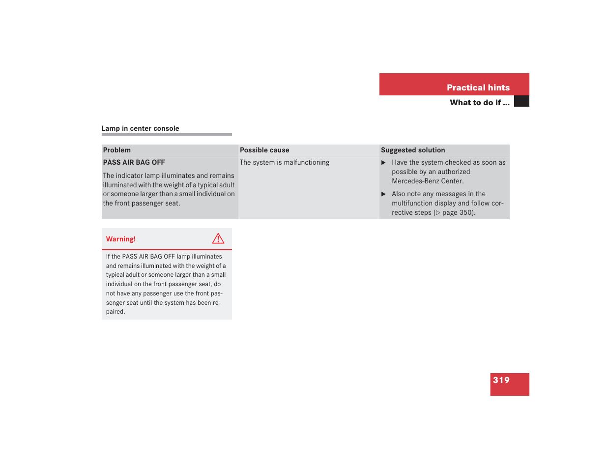 Mercedes-Benz 2004 E 55 AMG User Manual | Page 320 / 451