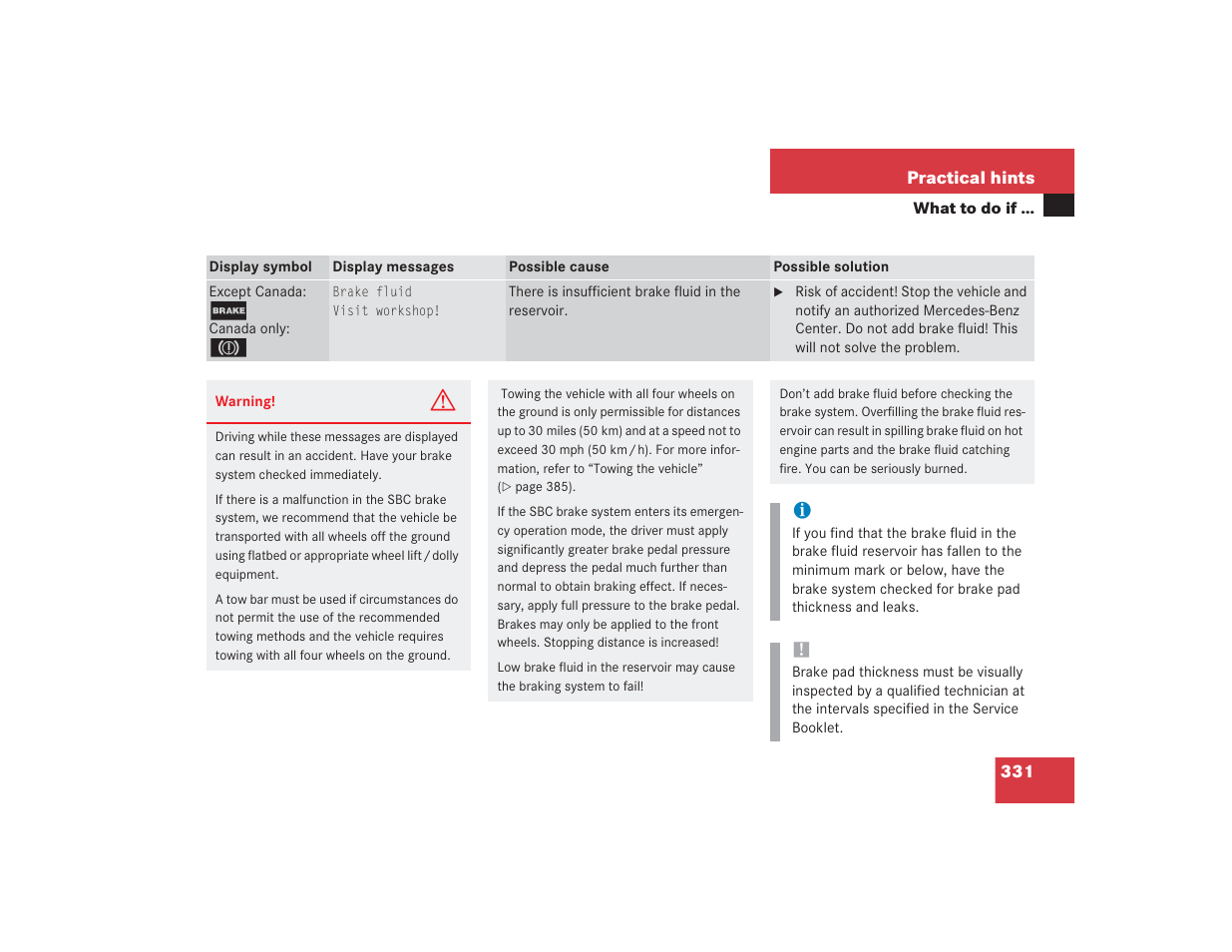 Mercedes-Benz 2004 E 55 AMG User Manual | Page 332 / 451
