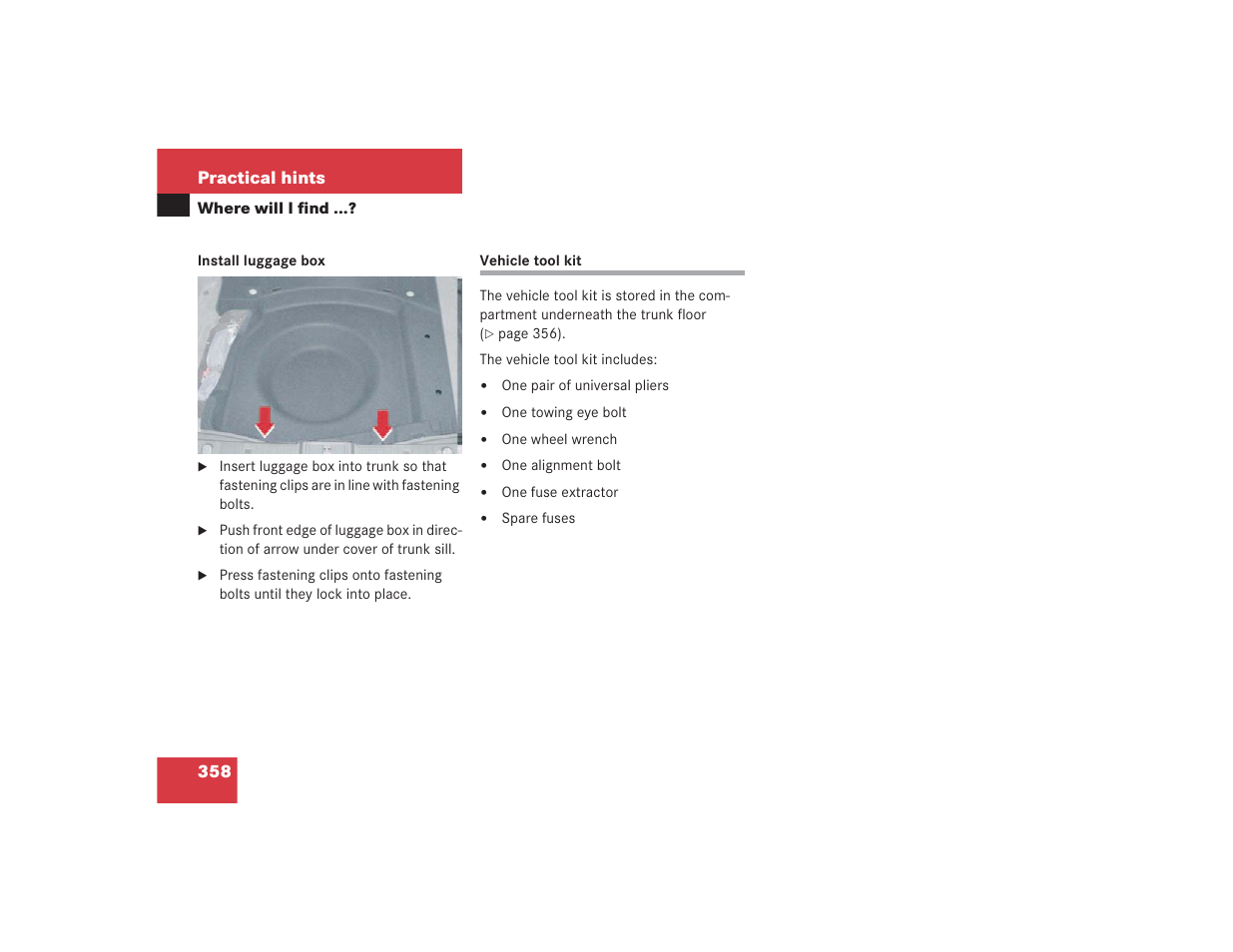 Mercedes-Benz 2004 E 55 AMG User Manual | Page 359 / 451