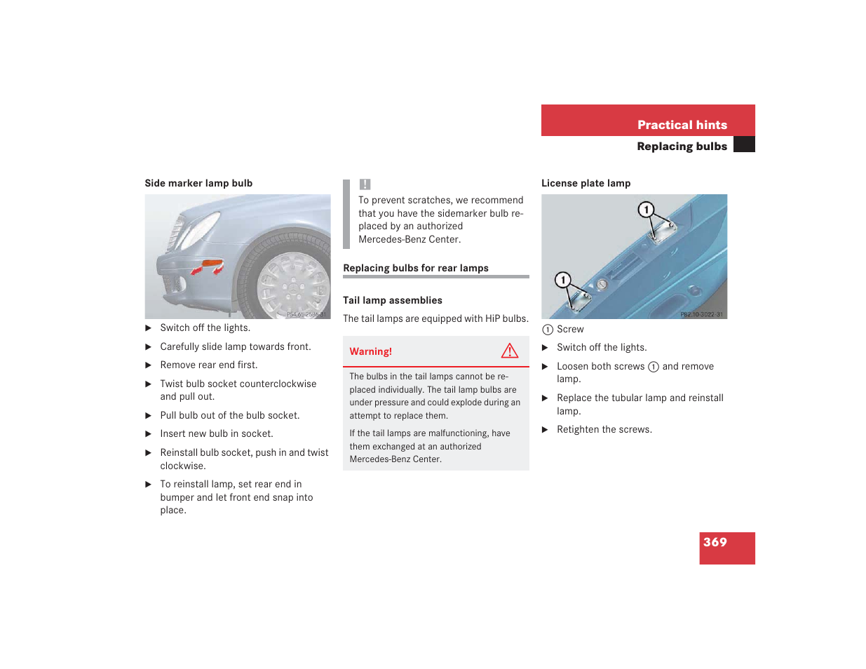 Mercedes-Benz 2004 E 55 AMG User Manual | Page 370 / 451