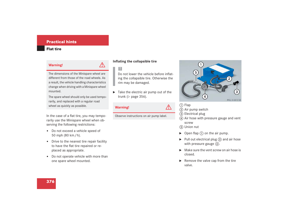 Mercedes-Benz 2004 E 55 AMG User Manual | Page 377 / 451