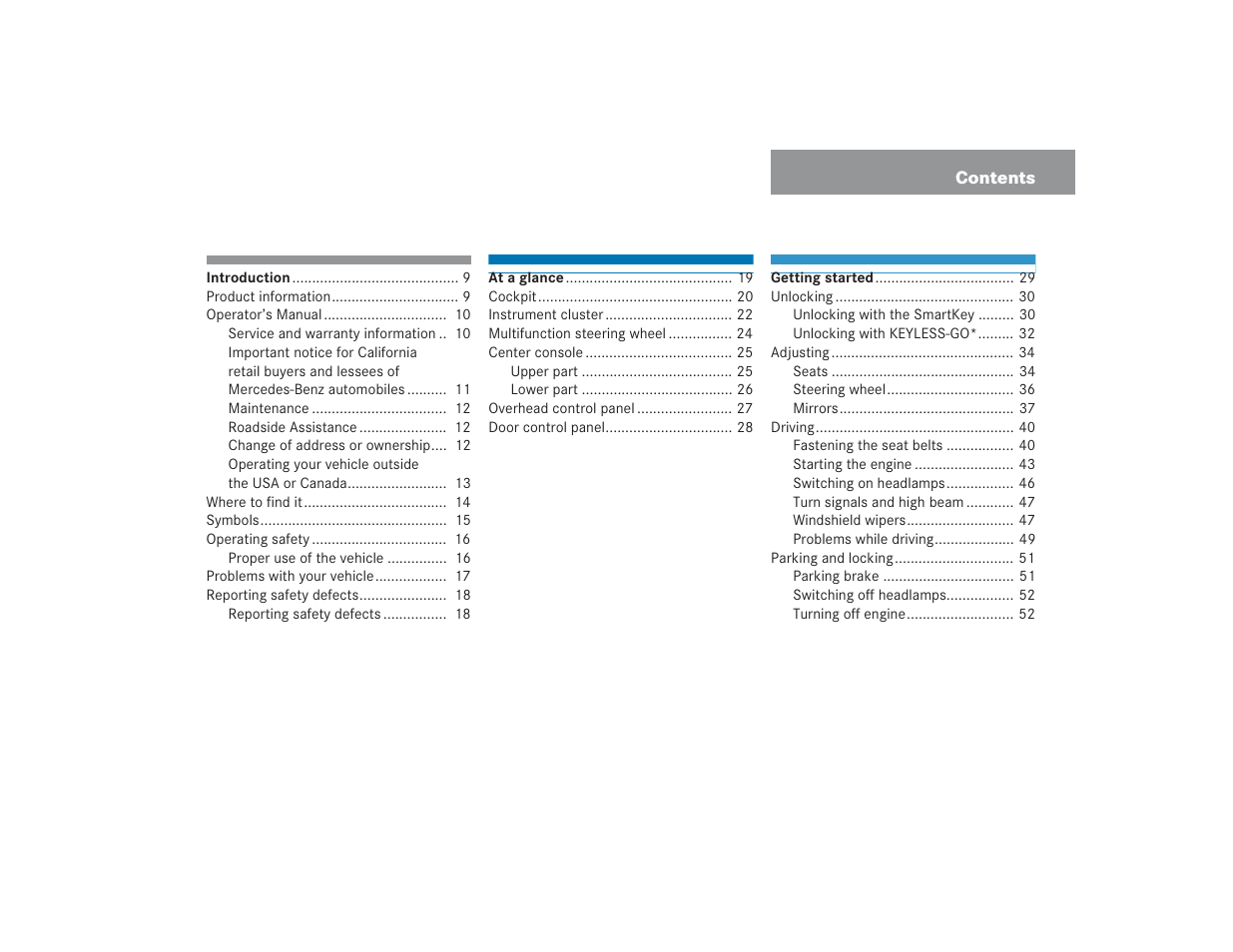 Mercedes-Benz 2004 E 55 AMG User Manual | Page 4 / 451