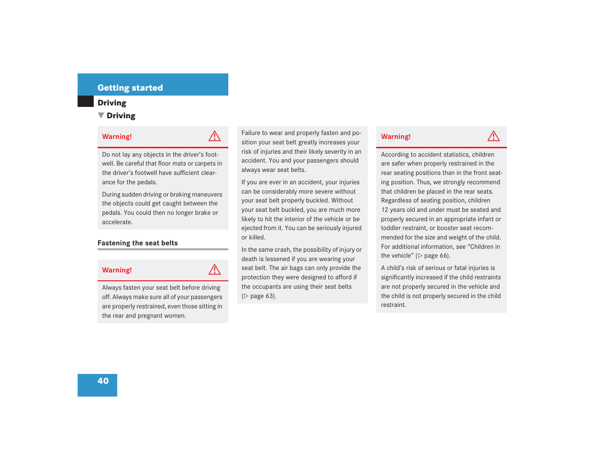 Mercedes-Benz 2004 E 55 AMG User Manual | Page 41 / 451