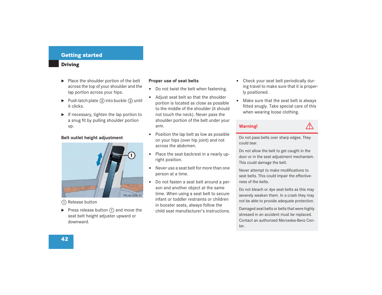 Mercedes-Benz 2004 E 55 AMG User Manual | Page 43 / 451
