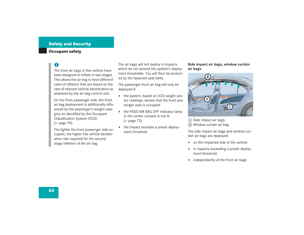 Mercedes-Benz 2004 E 55 AMG User Manual | Page 63 / 451