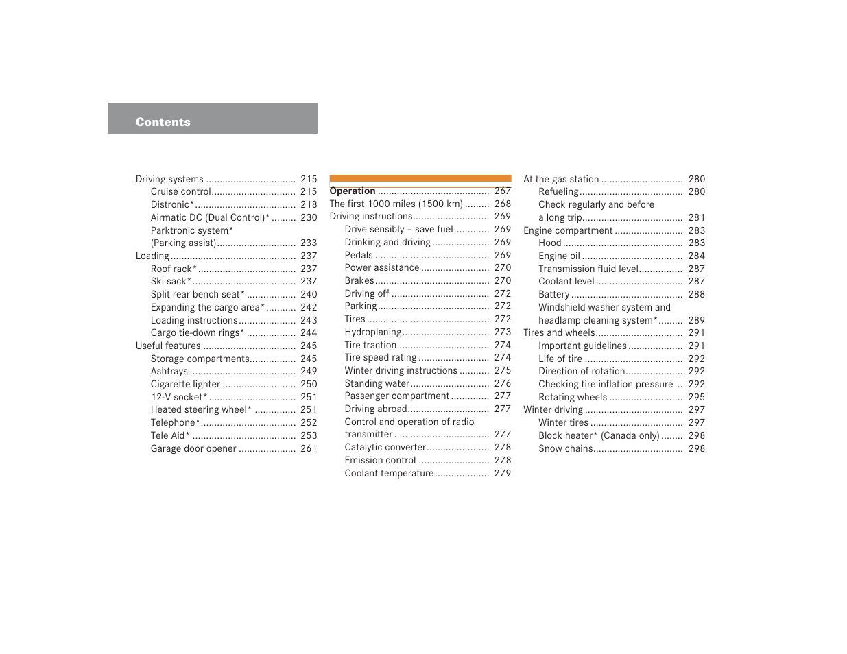 Mercedes-Benz 2004 E 55 AMG User Manual | Page 7 / 451