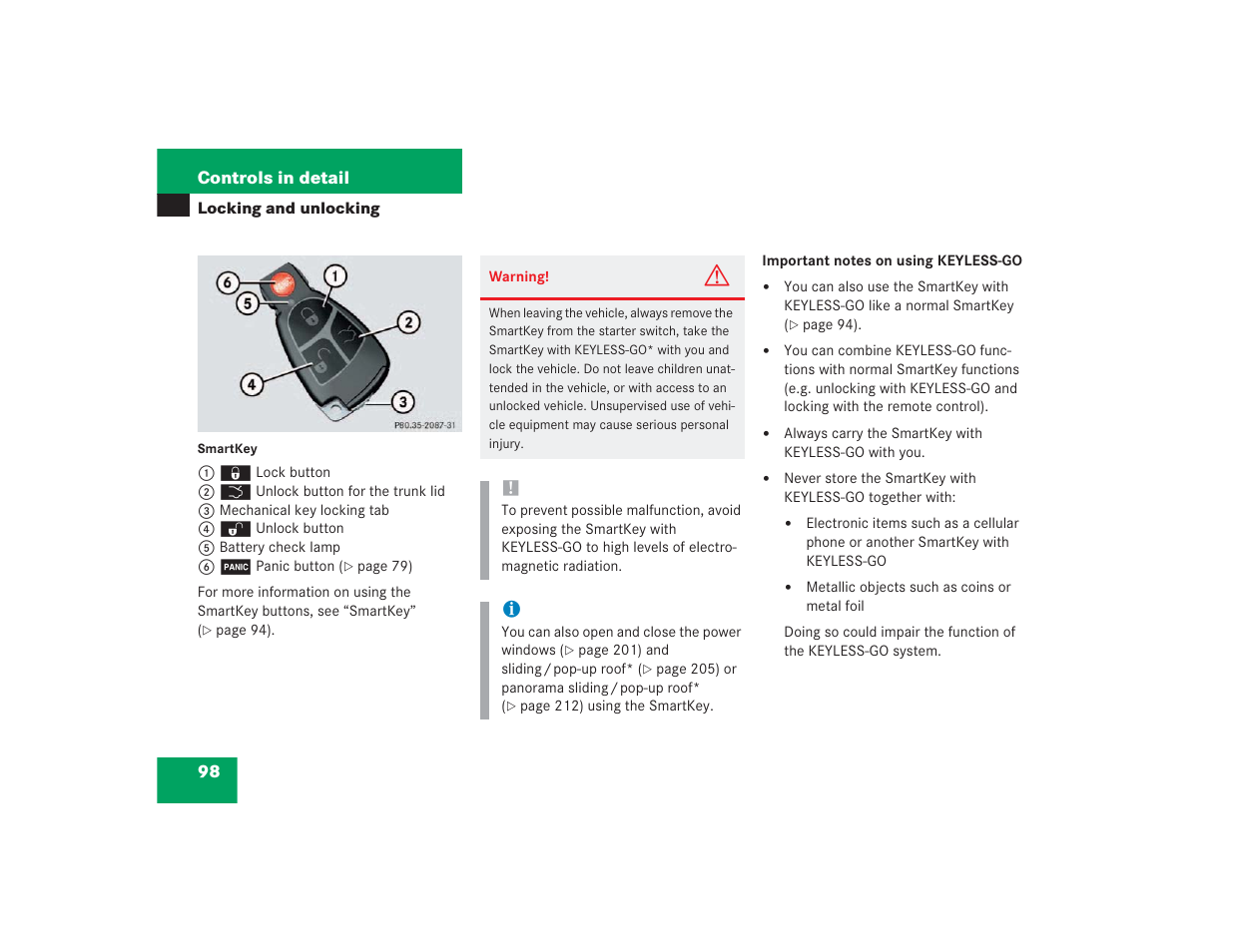 Mercedes-Benz 2004 E 55 AMG User Manual | Page 99 / 451