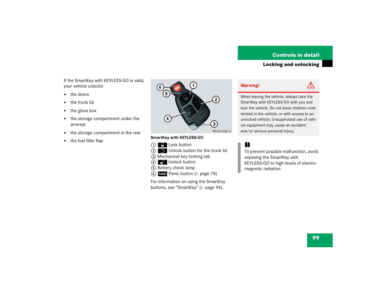 Mercedes-Benz SL-Class User Manual | Page 101 / 474