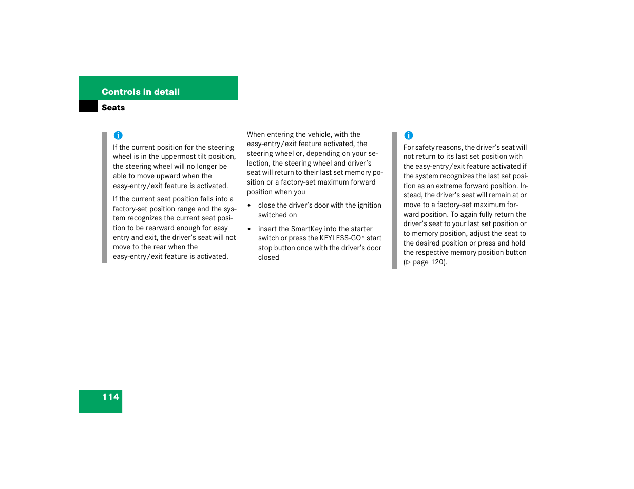 Mercedes-Benz SL-Class User Manual | Page 116 / 474