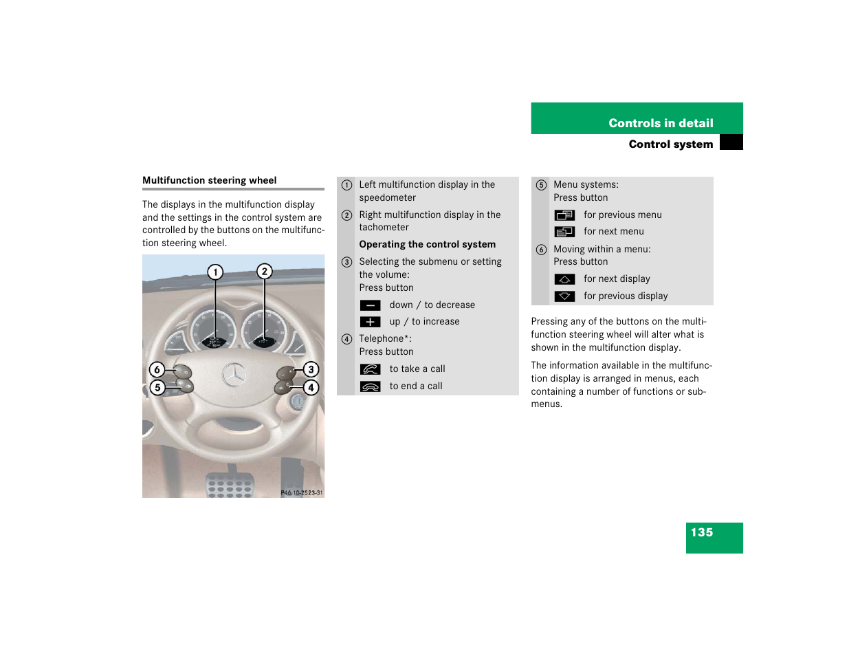 Mercedes-Benz SL-Class User Manual | Page 137 / 474