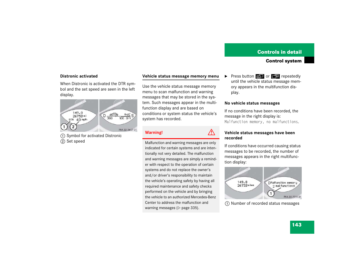 Mercedes-Benz SL-Class User Manual | Page 145 / 474