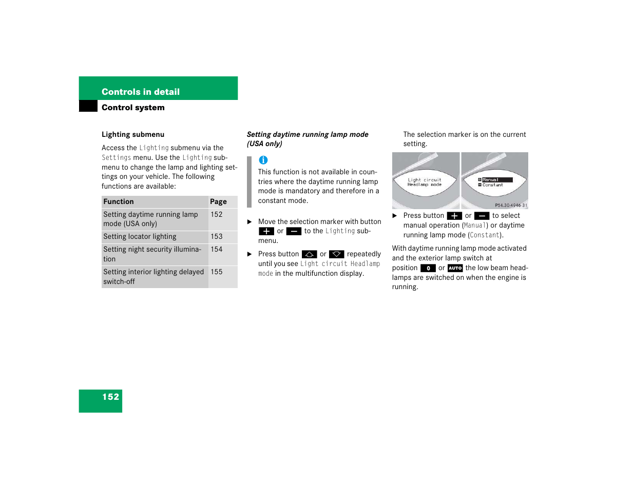 Mercedes-Benz SL-Class User Manual | Page 154 / 474