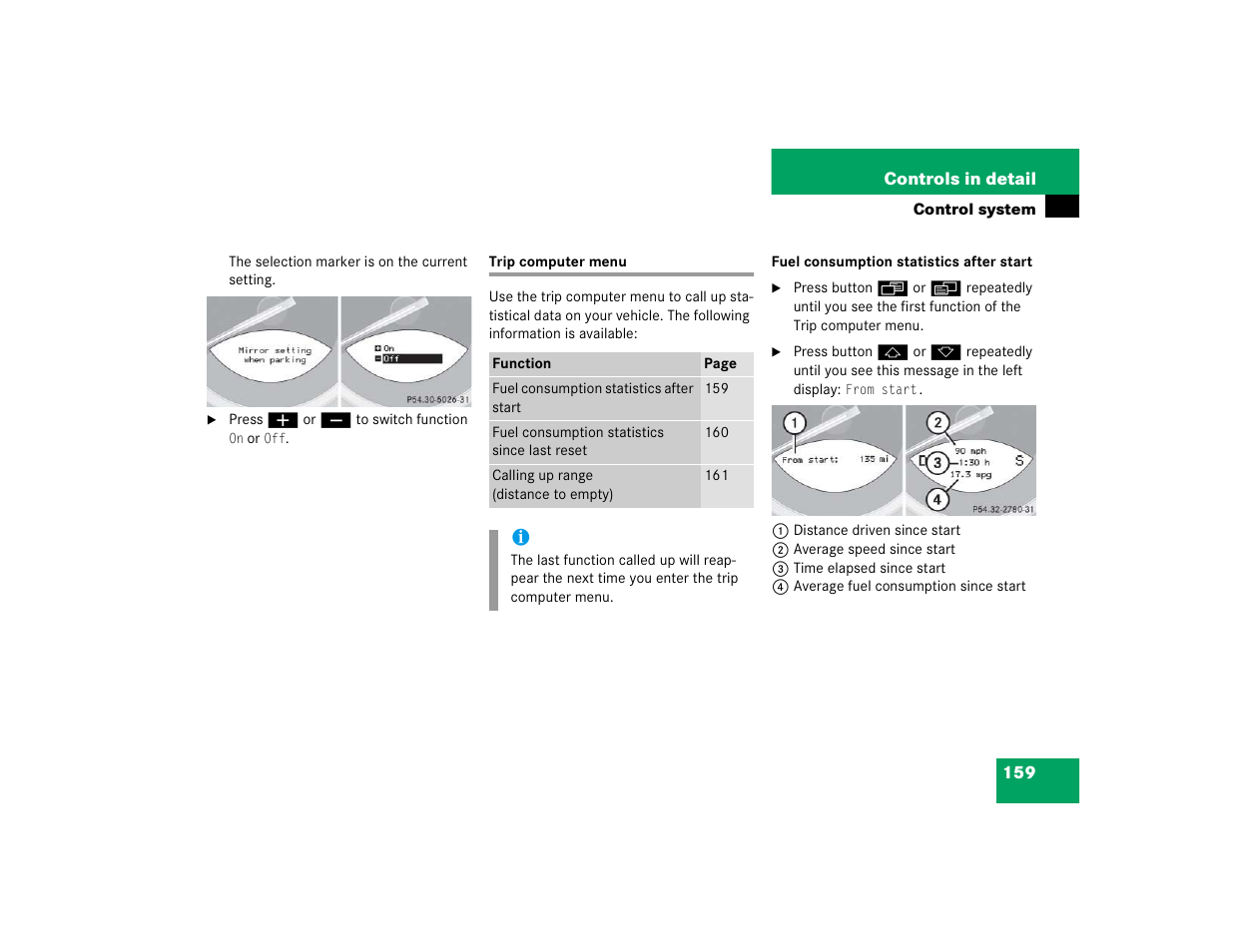Mercedes-Benz SL-Class User Manual | Page 161 / 474