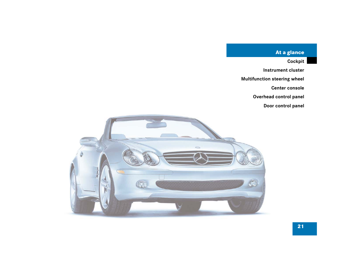 Mercedes-Benz SL-Class User Manual | Page 23 / 474