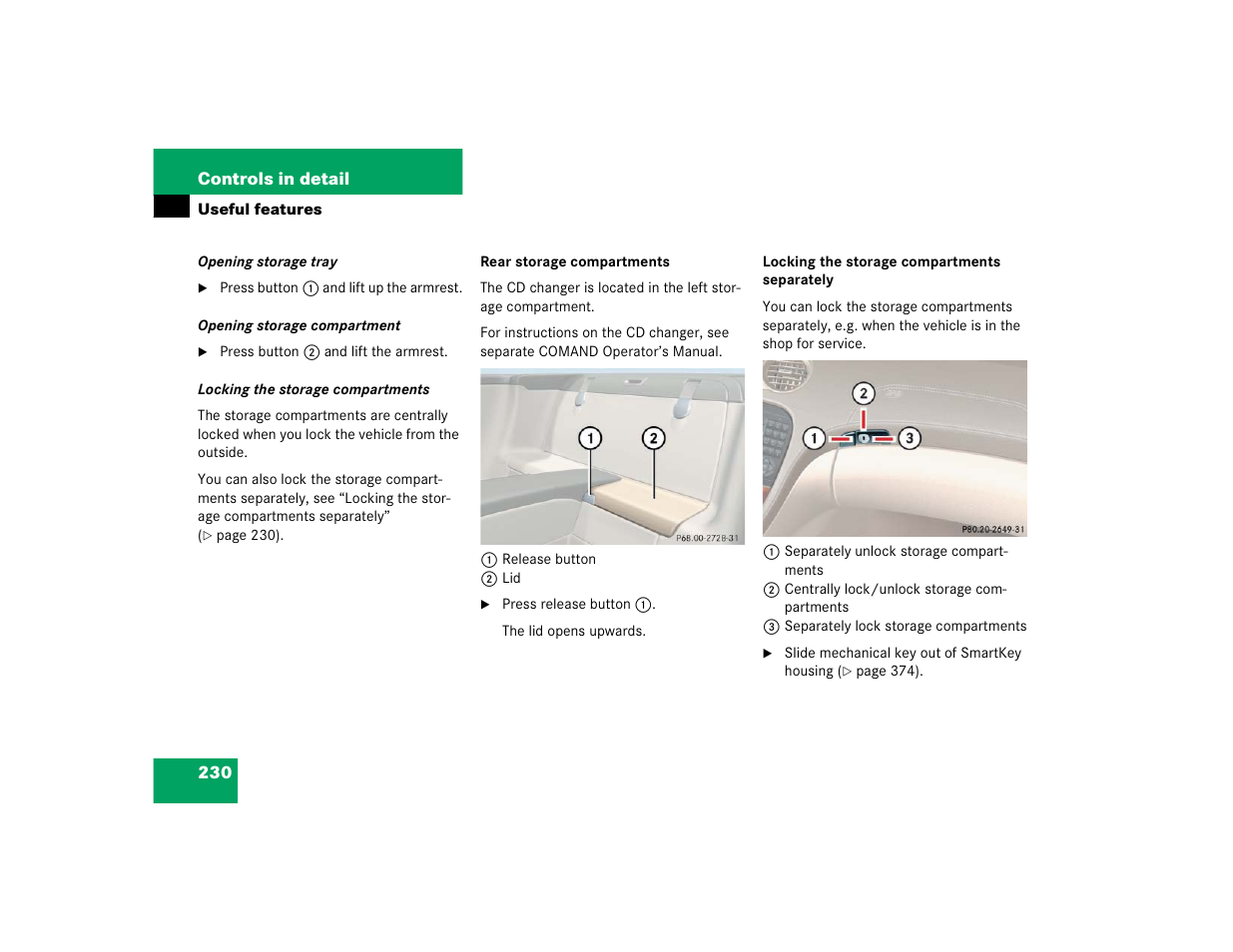 Mercedes-Benz SL-Class User Manual | Page 232 / 474