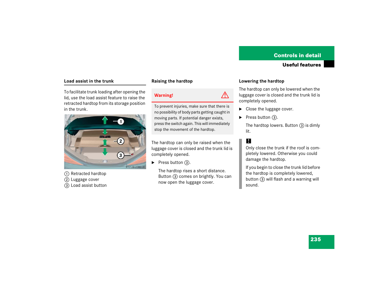 Mercedes-Benz SL-Class User Manual | Page 237 / 474