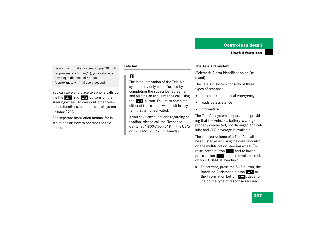 Mercedes-Benz SL-Class User Manual | Page 239 / 474