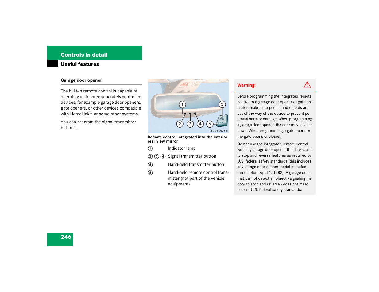 Mercedes-Benz SL-Class User Manual | Page 248 / 474