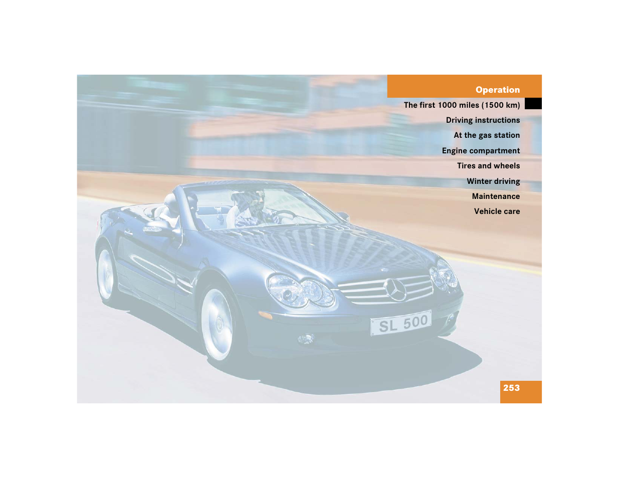 Mercedes-Benz SL-Class User Manual | Page 255 / 474