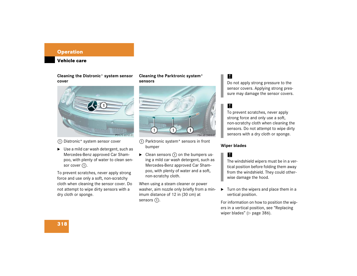 Mercedes-Benz SL-Class User Manual | Page 320 / 474