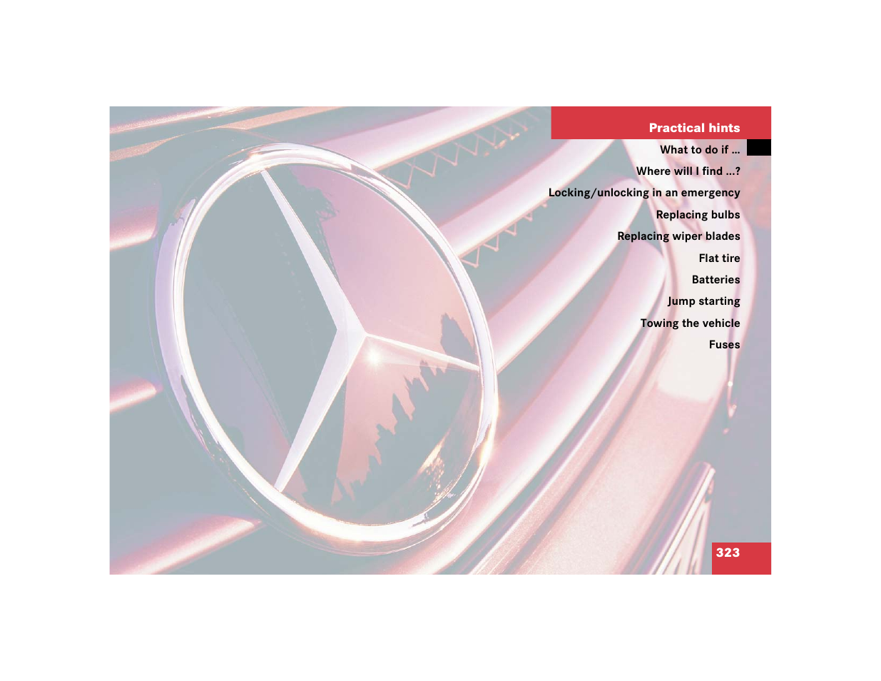 Mercedes-Benz SL-Class User Manual | Page 325 / 474