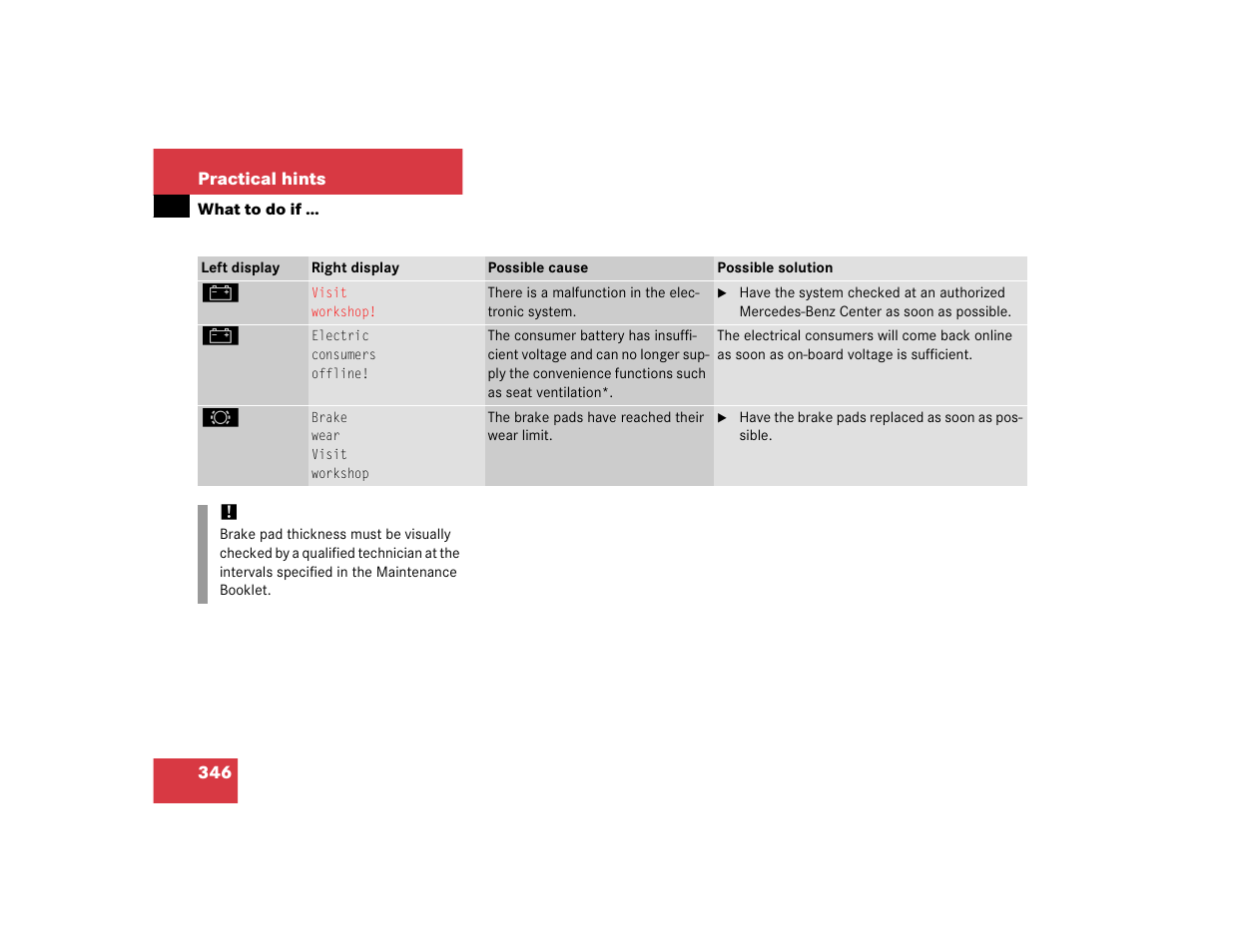 Mercedes-Benz SL-Class User Manual | Page 348 / 474