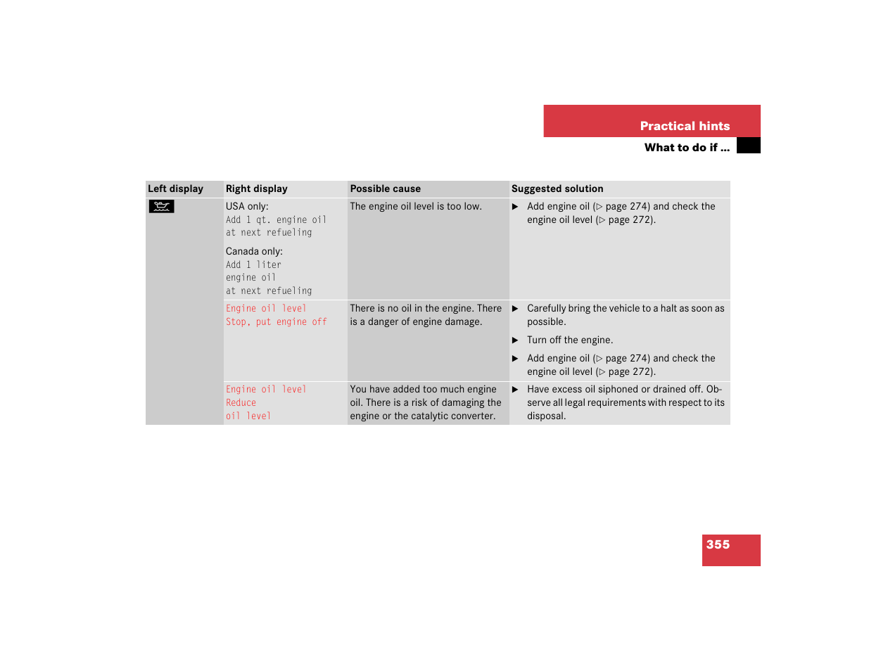 Mercedes-Benz SL-Class User Manual | Page 357 / 474