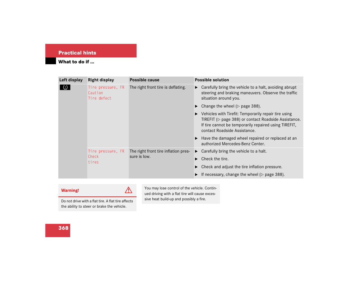 Mercedes-Benz SL-Class User Manual | Page 370 / 474