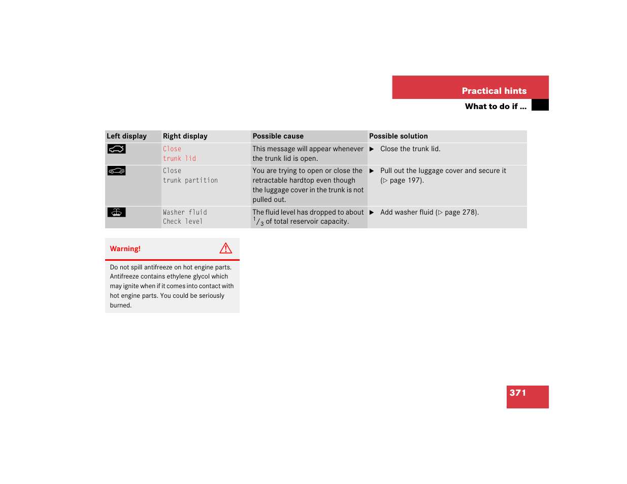 Mercedes-Benz SL-Class User Manual | Page 373 / 474