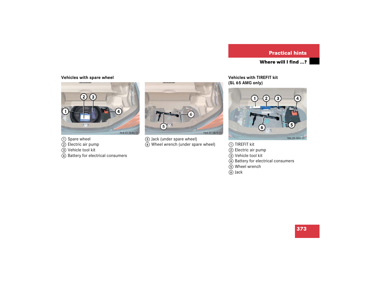 Mercedes-Benz SL-Class User Manual | Page 375 / 474