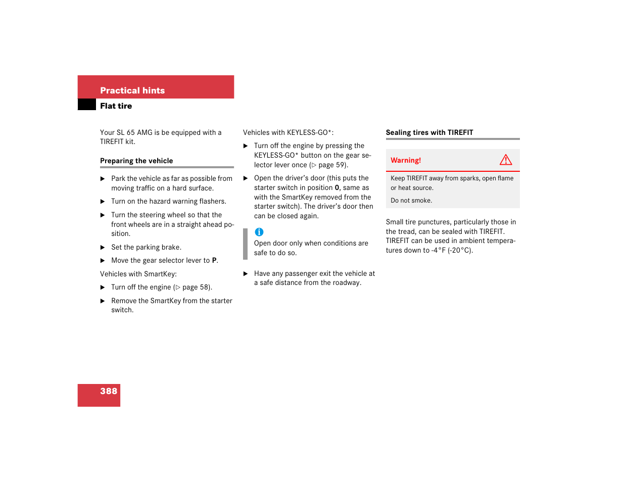 Mercedes-Benz SL-Class User Manual | Page 390 / 474